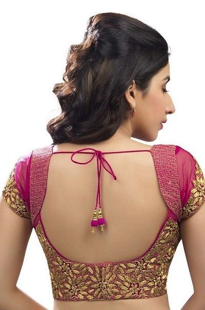 Indian Blouse Designs, Sari Design, New Saree Blouse Designs, Traditional Blouse Designs, Backless Blouse Designs, Saree Blouse Neck Designs, Blouse Back Neck Designs, Blouse Back, New Blouse Designs