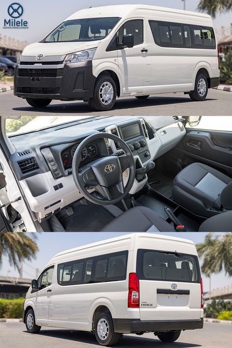 (LHD) TOYOTA HIACE HR 2.8D MT 14 SEATER MY2023 – WHITE Mini Bus, 8 Seater Cars, Sarah King, Vision Bored, Toyota Van, Toyota Hiace, Cars 2, All Cars, Flower Aesthetic