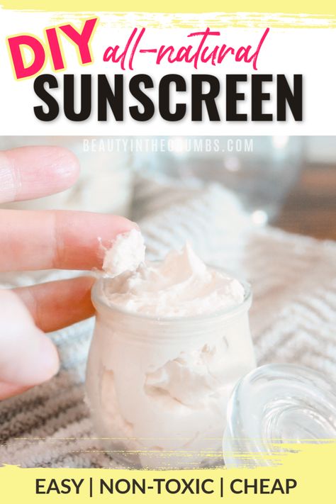 Diy Zinc Oxide Sunscreen, Zinc Oxide Deodorant Recipe, Diy Tallow Sunscreen, Diy Sunscreen Natural, Tallow Sunscreen Recipe, Homemade Sunscreen Recipe, Organic Sunscreen Recipe, Homemade Sunscreen Natural, Whipped Sunscreen