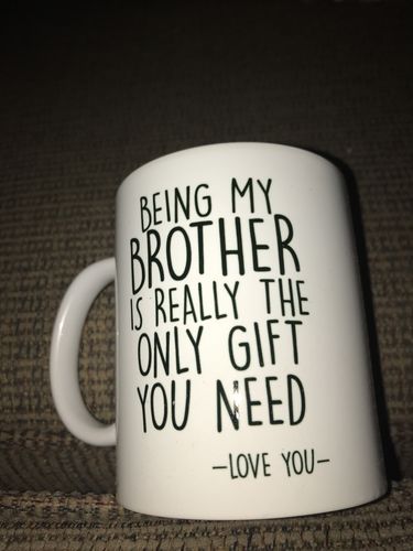 Christmas Present Ideas For Brother, Christmas Presents For Brother, Brother Sister Love Quotes, Sister Christmas Presents, Brother Presents, Fab Quotes, Brother Birthday Quotes, Brother Gifts, Cricut Christmas Ideas