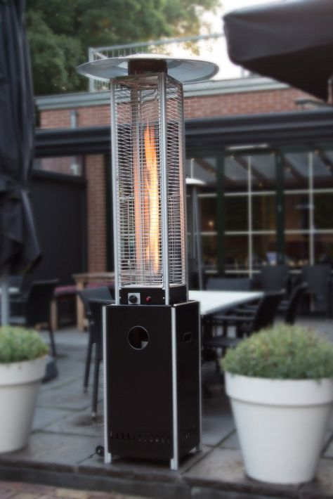 A spectacular heating solution for your patio or business. The Serenity Gas Patio Heater is packed with power. Featuring a unique heat source that allows heat to be spread over a 50 square meter area, this powerful outdoor heater is perfect for large patios and terraces #OutdoorHeater #OutdoorFurniture #OutdoorIdeas Gas Patio Heater, Gas Fire Pits Outdoor, Radiant Heaters, Gas Heater, Outdoor Heaters, Outdoor Living Patio, Electric Heater, Backyard Deck, Outdoor Heating