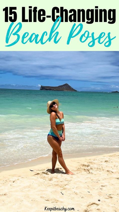 beach poses How To Pose For Selfies With Friends, Beach Selfie Ideas Friends, Solo Beach Poses Photo Ideas, Cute Beach Poses With Friends, Solo Beach Poses, Beach Photo Ideas Instagram, Summer Beach Poses, Solo Beach Pics, Fun Beach Pictures