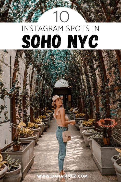 Instagram Nyc Places, New York Cool Places, Best Instagram Spots In Nyc, 30th Birthday In Nyc, Nyc Soho Photoshoot, Nyc Instagram Spots, Soho Nyc Photoshoot, Soho Nyc Things To Do In, Photo Spots New York