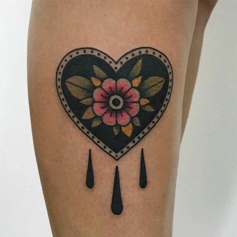 101 Best Black Heart Tattoo Ideas You'll Have To See To Believe! - Outsons Traditional Tattoo Cover Up, White Heart Tattoos, Black Heart Tattoo, Heart Tattoo Ideas, Traditional Heart Tattoos, Heart Tattoos With Names, Black Heart Tattoos, Cream Tattoo, Traditional Tattoo Inspiration