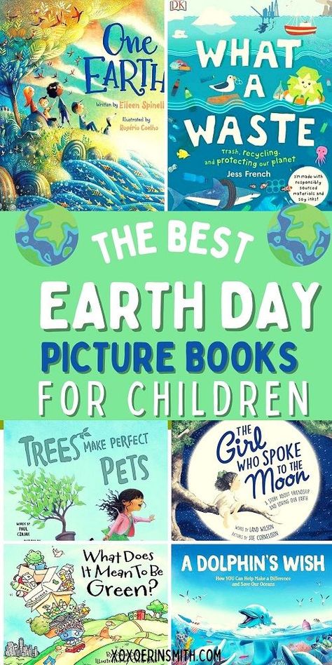 collection of Earth Day Picture Books Earth Day Books, Earth Day Pictures, Princess School, Children's Library, Earth Book, Childrens Library, Kindergarten Books, Save Our Oceans, Change Picture