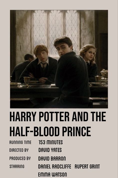 The Half Blood Prince, Harry Potter And The Half Blood Prince, Half Blood Prince Aesthetic, Presley Core, October Journal, Harry Potter Half Blood Prince, Harry Pitter, Harry Potter Movie Posters, Prince Poster