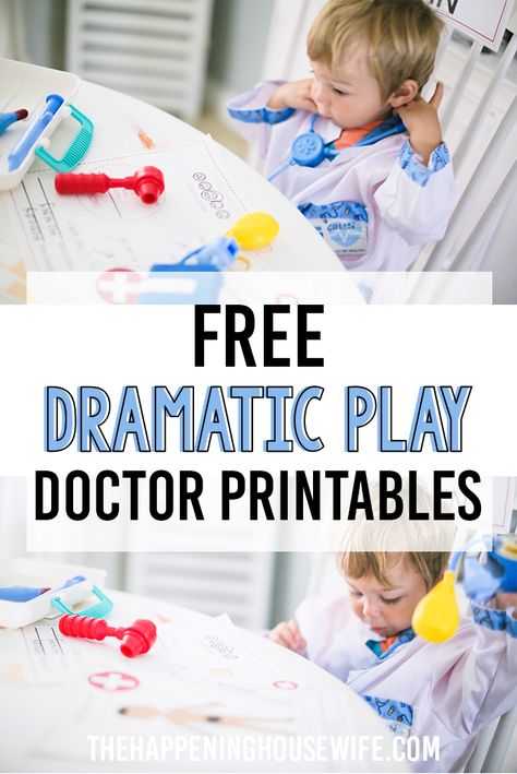 FREE Doctor Play Set Printables Doctor Theme Preschool, Dramatic Play Printables Free, Diy Felt Food, Taco Shack, Doctor Role Play, Tacos For Dinner, Doctor Play, Pretend Play Printables, Doctor Play Set