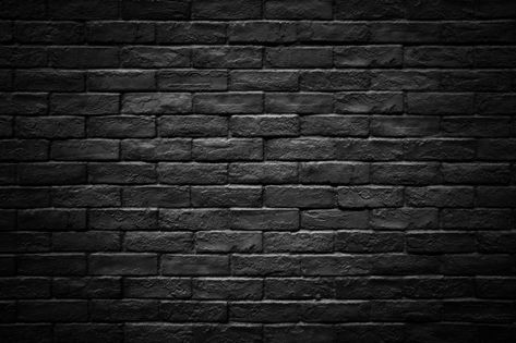 Dark brick wall Premium Photo | Premium Photo #Freepik #photo #vintage #texture #light #paint Black Brick Wallpaper, Dark Brick Wall, Wall Peel And Stick, Coffee Theme Kitchen, Black Brick Wall, Brick Wall Texture, Brick Background, Peel And Stick Wall Mural, Brick Wall Background