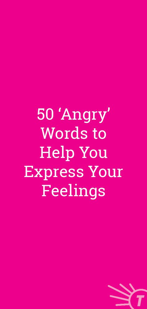 Sometimes you just need to get it out!! These angry words will help! #MentalHealth #Health #SelfCare Angry Synonym, Words For Angry, Synonyms For Great, Angry Words, Tv Quiz, Word Origins, Look Back In Anger, Improve Your Vocabulary, Three Words