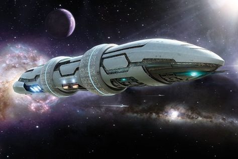 Generation ship concept Colony Ship, After Earth, Future Space, Starship Concept, Starship Design, Sf Art, Planets Art, Spaceship Art, Spaceship Concept