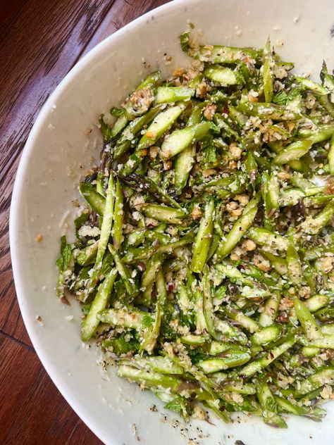 Side Dish For Easter, Shaved Asparagus Salad, Shaved Asparagus, Six Seasons, Family Lunch, Asparagus Salad, My Socks, Vegan Salad Recipes, How To Cook Asparagus