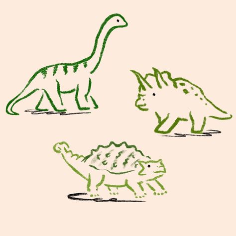 All Posts • Instagram Sketch Of Dinosaur, Sketches Of Dinosaurs, Dinosaur Tattoo Stegosaurus, Easy Draw Dinosaur, T Rex Cartoon Drawing, Embroidery Patterns Dinosaur, Cute Simple Dinosaur Drawing, Dimetrodon Drawing, Drawing Ideas Dinosaurs