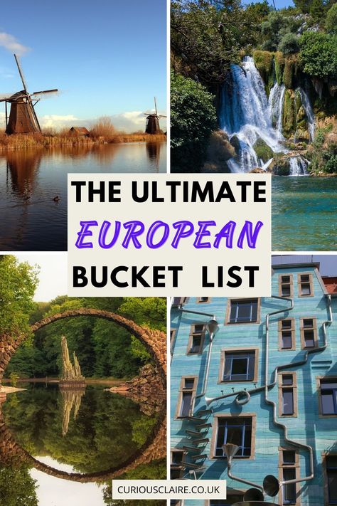 Looking to plan the ultimate trip around Europe? Here are 125 cool things to do in Europe to add to your Europe Bucket List. From the underrated to the hidden gems, there’s plenty on this list to help build the perfect Europe itinerary Europe Trip Ideas, European Trip Itinerary, Travel Europe Destinations, Things To Do In Europe, World At Night, Europe Trips, European Bucket List, Europe Itinerary, Europe Travel Photos