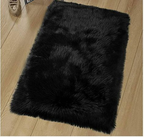 Fluffy Rugs Bedroom, Black Rug Bedroom, Princess Room Decor, Fluffy Rugs, Fuzzy Rug, Rugs Bedroom, Boy Girl Room, Faux Fur Rug, Princess Room