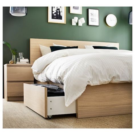 9 best under bed storage organizers of 2021 - TODAY High Bed Frame, Malm Bed Frame, Ikea Malm Bed, Cama Ikea, Design Ložnic, Malm Bed, High Bed, High Beds, Ikea Bed