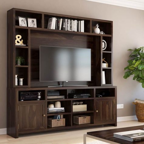 Small Living Room Ideas with TV [with Layout] Small Living Room Ideas With Tv, Tv Shelf Design, Tv Showcase Design, Tv Shelving, Reka Bentuk Ruang Tamu, Wood Tv Unit, Media Entertainment Center, Wood Entertainment Center, Long Living Room