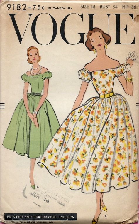 1950s Vogue Cover, Vintage Models 1950s, 50s Fashion Design, 1950s Fashion Patterns, 1950s Fashion Magazine, Modest 1950s Fashion, 50’s Style, 1950s Fashion Aesthetic, 1950s Womens Fashion