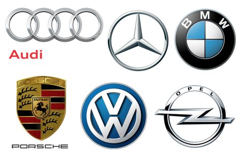 German car brands logos Car Logos With Names, All Car Logos, Sports Car Logos, Car Brands Logos, Audi A, Cars Brand, Luxury Car Brands, Car Repair Service, Diesel Cars