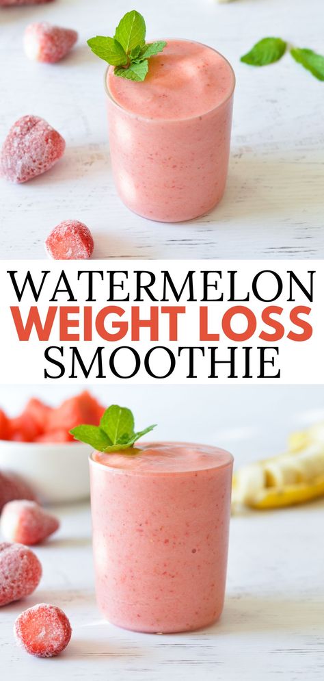 watermelon smoothie Healthy Watermelon Smoothie, Low Calorie Smoothie Recipes, Watermelon Smoothie Recipes, Low Calorie Smoothies, Watermelon Smoothie, Fruit Smoothie Recipes Healthy, Weight Loose, Watermelon Smoothies, Smoothie Recipes Healthy Breakfast