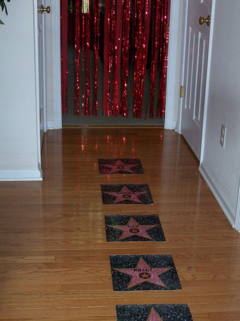 Runway party: fun idea to give each girl their own "star" on the catwalk or runway Fashion Show Birthday Party, Project Runway Party, Fashion Birthday Party, Pop Star Party, Hollywood Birthday Parties, Rockstar Party, Hollywood Birthday, Fashion Show Party, Fashion Show Themes