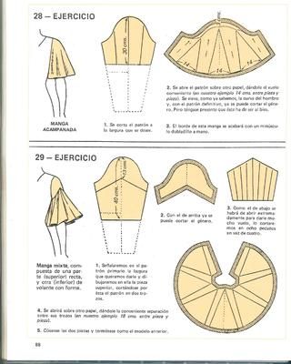 Sew Ins, Pattern Drafting, Pola Blus, Pola Lengan, Detail Couture, Sewing Sleeves, Garment Pattern, Sewing Design, Diy Sewing Clothes