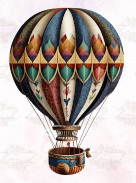 Vintage Hot Air Balloon Aesthetic, Hot Air Balloon Drawing, Balloon Graphic, Airship Balloon, Hot Air Balloons Photography, Hot Air Balloon Tattoo, Air Balloon Tattoo, Hot Air Balloons Art, Vintage Celestial