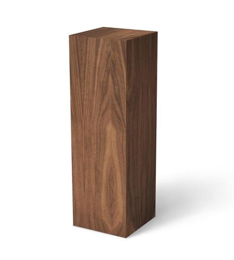 Wood Pedestal Stand, Display Pedestal, Event Display, Pedestal Stand, Wood Pedestal, Artwork Display, Wood Display, Walnut Veneer, Painting Edges