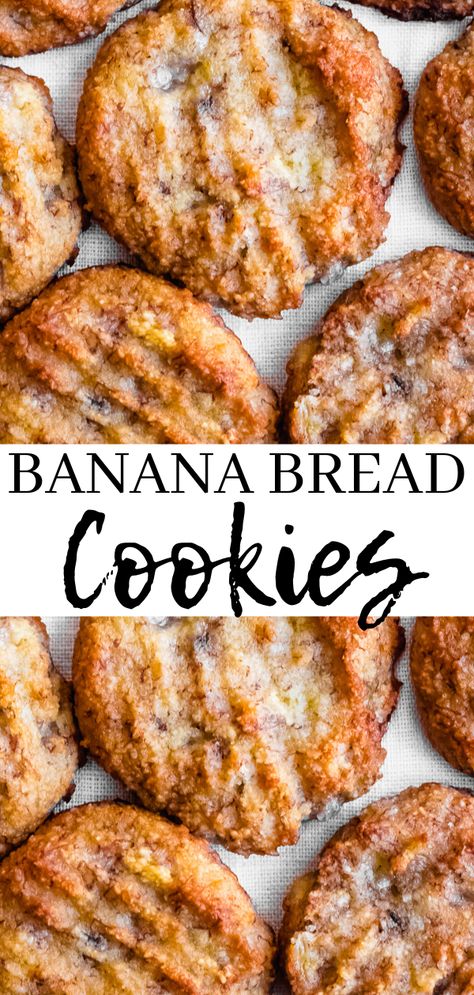 Banana Cookie, Banana Cookie Recipe, Banana Bread Cookies, Bread Cookies, Cooking Cookies, Banana Cookies, Healthy Treat, Vegan Healthy, Banana Bread Recipe
