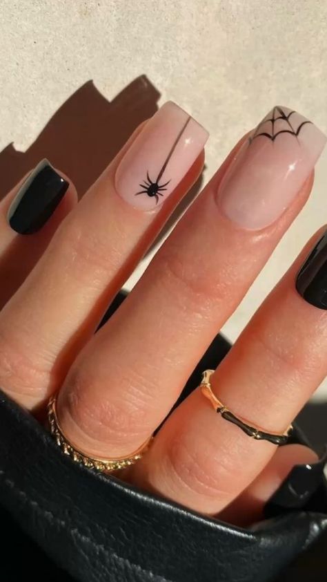 Holiday Nails, Halloween Nails Easy, Cute Halloween Nails, Pumpkin Nails, Halloween Nail Designs, Halloween Nail Art, Funky Nails, Creative Nails, Cute Acrylic Nails