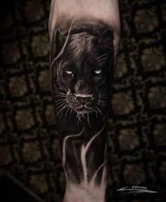 10 Best Black Panther Tattoo Ideas You'll Have To See To Believe! | Outsons | Men's Fashion Tips And Style Guides Black Panther Tattoo Ideas, Editor Tattoo, Panther Tattoo Meaning, Tato Realis, Tato Naruto, Macan Kumbang, Cover Up Tattoos For Men, Animal Tattoos For Men, Tato Naga