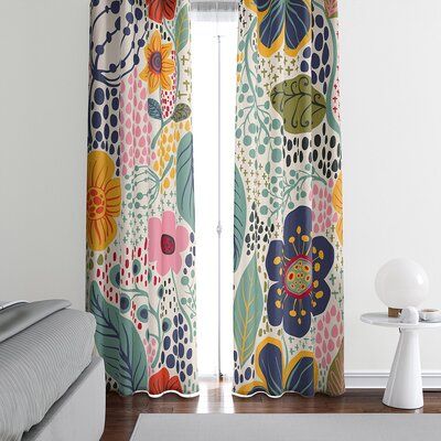 Bold Curtains, Eclectic Curtains, Painted Curtains, Abstract Leaves, Simple Abstract, Sheer Curtain Panels, Floral Curtains, Printed Curtains, Modern Curtains