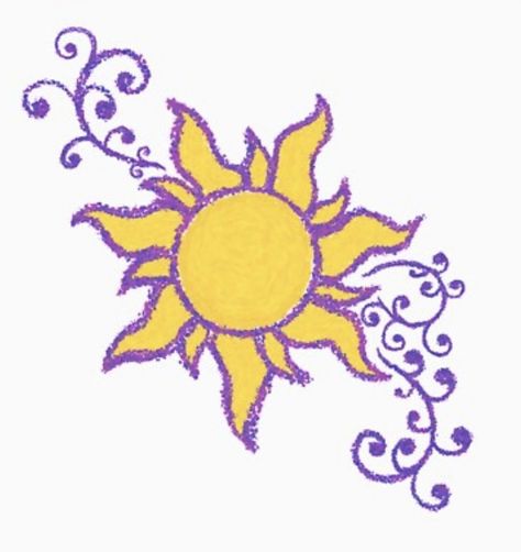 [𝑺𝒂𝒗𝒆 & 𝑭𝒐𝒍𝒍𝒐𝒘]~♡´･ᴗ･`♡ Mini Drawings Easy Cute, Tangled Sun Painting, Diy Art Paintings Easy, Tangled Flower Drawing, Summer Drawings Doodles, Painting Ideas Simple Easy, Drawing Ideas Summer, Simple Marker Drawing Ideas, Watercolor Ideas Aesthetic