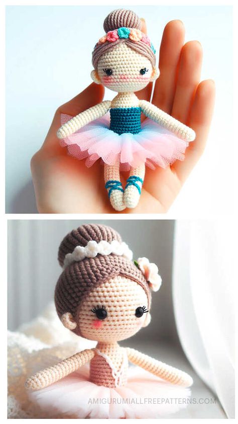 Amigurumi Patterns, Doll Crochet Free Pattern, Amigurumi Ballerina, Free Crochet Amigurumi Patterns, Mochila Crochet, Doll Amigurumi Free Pattern, Crochet Amigurumi Patterns, Free Crochet Amigurumi, Crochet Toys Free Patterns