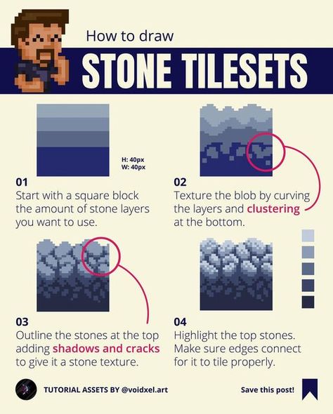 Pixel Art Shading Tutorial, Pixel Drawing Tutorial, How To Shade Pixel Art, How To Pixel Art Tutorials, Shading Pixel Art, Pixel Tutorial Art, Pixel Art Canvas Size, Pixel Art Basics, Pixel Easy Art