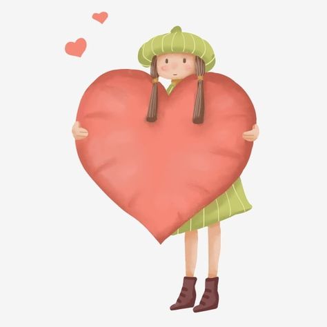 Heart Clipart, Fresh Girls, Happy Hearts Day, Plant Background, Girl Background, Heart White, Heart Png, Hearts Girl, Heart Drawing