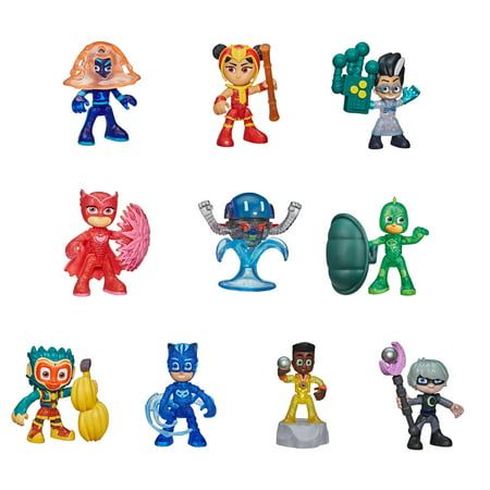 PJ Masks Hidden PJ Surprise Spark Series toys are here to battle boredom! Each box contains a surprise PJ Masks figure and accessory, and with 10 Spark Series sets to collect, the reveal is part of the fun! Kids will love unboxing these PJ Masks toys to reveal the special translucent accents powered up with metallic flecks. Each articulating figure comes with an oversized accessory that the figure can hold for ultimate storytelling power. PJ Masks action figures are compatible with Hasbro Hero I Pj Masks Toys, Paw Patrol Rescue, Ancient Egypt Art, Birthday Themes For Boys, Cheap Toys, Surprises For Her, Blind Bag, Spiderman Birthday, The Spark