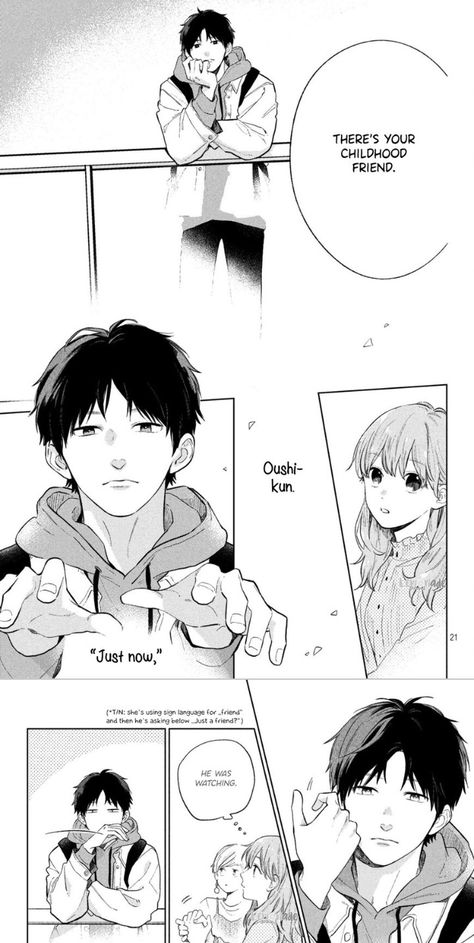 A Sign Of Affection Manga Panels, Manga Recommendation Shoujo, Shoujo Anime Manga, Watch Manga, Best Shoujo Manga, Romance Manhwa, Manga Rock, Yubisaki To Renren, Future Boy