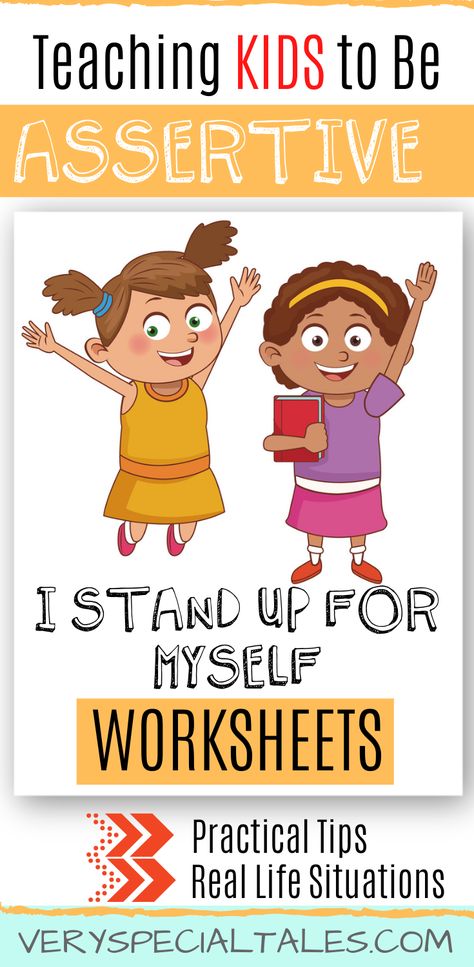 Assertive Communication for Kids (Worksheets: Tips and real-life situations). Assertiveness is an important communication skill that will improve your child’s social interactions and self-esteem. Teach kids how to communicate assertively/ Communication skills for kids / Social Skills for Kids #assertivecommunicationkids #assertiveness #communicationskillsforkids #socialskillsforkids #parentingtips #worksheets #communicationworksheetsforkids #communicationworksheets #assertivenessforkids Positive Communication Activities, Assertive Communication For Kids, Assertiveness Activities For Kids, Assertive Communication Activities, Self Advocacy Activities For Kids, Communication Worksheets For Kids, Communication Activities For Kids, Communication Skills For Kids, Assertive Communication Worksheet