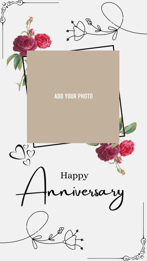 Anniversary Wishes Story Ideas, Happy Anniversary Templets, Love Anniversary Frame, Engagement Anniversary Story Ideas, Happy Anniversary Story Ideas, Wedding Anniversary Story Instagram, Happy Anniversary Frames For Photos, Happy Anniversary Story Instagram Ideas, Anniversary Wishes Template