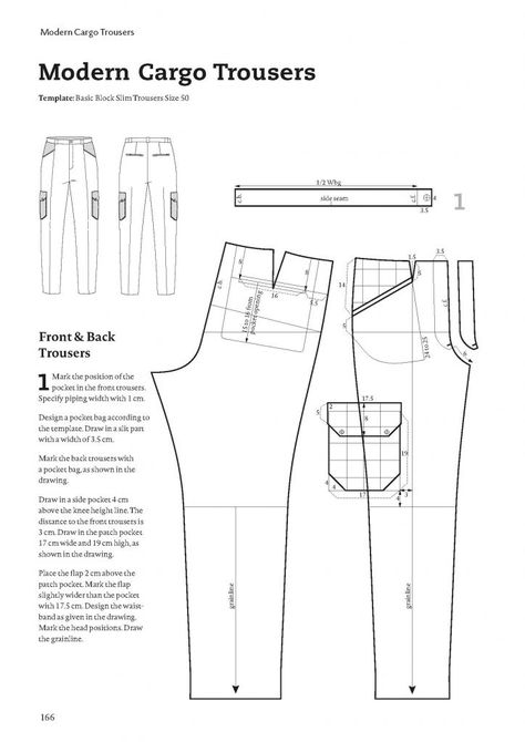 Download: Pattern Making Men's Trousers Couture, Men Pants Pattern Trousers, Men's Trousers Pattern, Men Trousers Pattern, Pocket Design Fashion, Trouser Pants Pattern, Pants Pattern Free, Men Pants Pattern, Celana Kargo