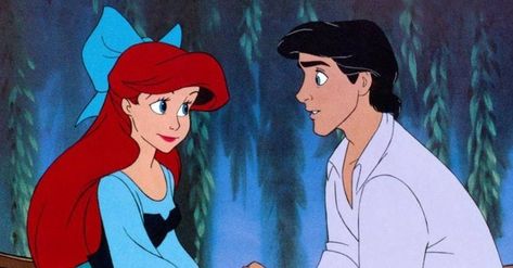 This Visual Quiz Will Reveal Which Disney Prince Is Your Soulmate Disney Princes, Principe Eric, Mermaids Kissing, Little Mermaid Live Action, Mermaid Movies, Disney Challenge, Disney Princess Outfits, Ariel Disney, Prince Eric