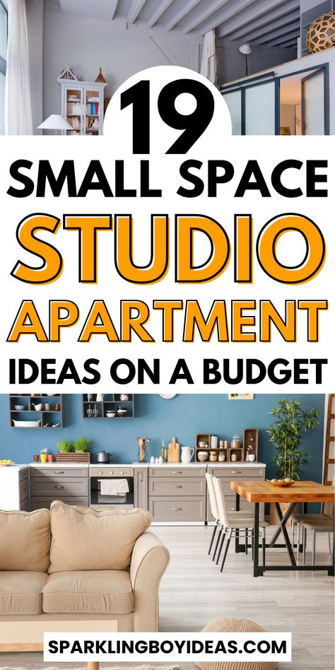 Discover creative and space-saving small studio apartment ideas for maximizing your small living room. From clever storage solutions to budget-friendly decor, explore small apartment hacks. Embrace minimalist studio apartment decor and multi-functional furniture for a stylish and functional studio apartment layout. Get inspired by DIY apartment decor projects and aesthetic apartment ideas that suit your small space. Try these cozy studio apartment ideas and small space decorating tips. How To Decorate A Studio Apartment Ideas, Modern Minimalist Studio Apartment, Studio Apartment Tv Ideas, Small Studio Apartment Storage Ideas, One Room Studio Apartment Decorating, Furniture For Studio Apartment, Studio Apartment Tips, Studio Apt Decorating Ideas, How To Furnish A Studio Apartment