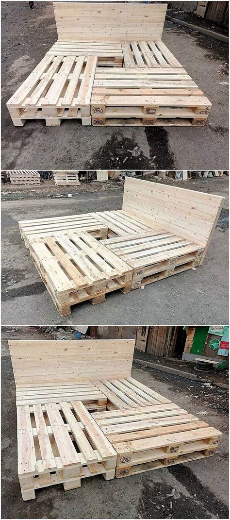 Pallet Beds, Bedframe Diy, Palet Bed, Pallet Bed Frame, Western Bedroom Decor, Diy Pallet Bed, Man Cave Wall Decor, Hout Diy, Pallet Bed