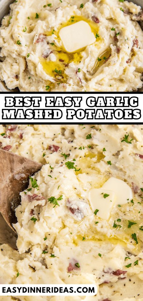 These decadent Garlic Mashed Potatoes are the ultimate creamy and garlicky side dish. Loaded with sour cream and heavy cream for richness, and finished with just the right amount of garlic, you will definitely want seconds! Amigurumi Patterns, Decadent Mashed Potatoes, Garlicky Mashed Potatoes, Mashed Potatoes With Heavy Cream, Mashed Potatoes Heavy Cream, Garlic Herb Mashed Potatoes Recipe, Mashed Potatoes Recipe Sour Cream, Garlic Mashed Red Potatoes, Cream Potatoes Recipe