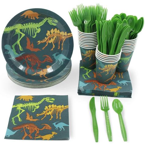 Dinosaur Party Plates, Dino Party Decorations, Dinosaur Party Supplies, Dinosaur Birthday Party Decorations, Dinosaur Themed Birthday Party, Dino Birthday Party, Dinosaur Theme Party, Dino Birthday, Dino Party