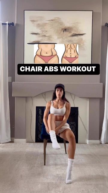 Fit Moral™ | Fitness on Instagram: "Follow 👉 @olganoskov for the best nutrition, fitness and mindset tips! Want to know exactly what and how much YOU should eat? Follow 👉 @olganoskov BURN ABS 🔥🔥 45 sec each X 4 Rounds Beginners 30 sec X 3 rounds Activate your abdomen by inserting the navel, squeeze it well and let’s go for those ABS accompany them with a good diet to lose fat! Join my food guides and exercise routines in my link!! More routines like this?? Leave me a 💪🏻💪🏻 and save it for Exercise Routines, Chair Abs Workout, Chair Exercises For Abs, Kiat Diet, Motivație Fitness, Trening Abs, Full Body Gym Workout, Workout Without Gym, Body Workout Plan