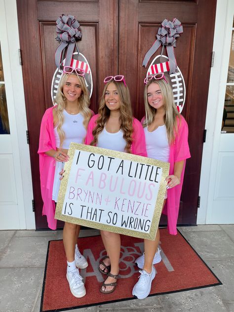 univ of alabama aoii sorority big little reveal Big Sister Reveal Ideas Sorority, Big Little Twins Reveal, Big Lil Reveal Themes Sorority, Sorority Reveal Boxes, Cheer Big Sis Little Sis Reveal, Taylor Swift Big Little Reveal, Funny Big Little Themes, Big Little Themes Reveal, Big And Little Reveal Ideas