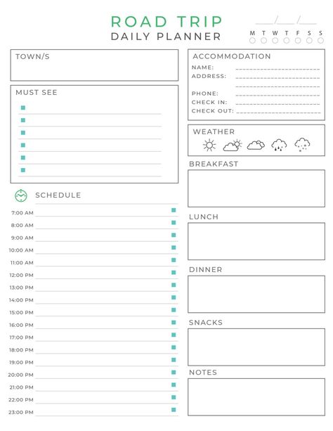 Organisation, Travel Planner Printable Free, Itinerary Template Free, Trip Planning Template, Vacation Planner Template, Travel Journal Printables, Travel Budget Planner, Packing List Template, Printable Road