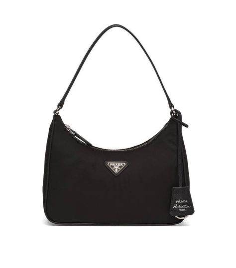 Tas Prada, Prada Nylon Bag, Prada Re Edition 2005, Prada Re Edition, Handbags Mini, Prada Nylon, Girly Bags, Popular Bags, Fancy Bags