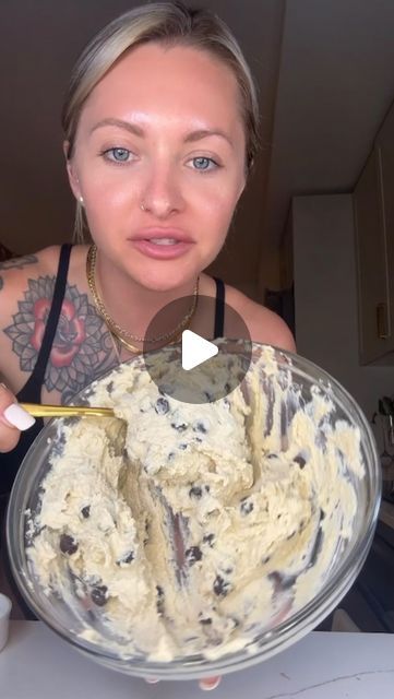 Shay Click on Instagram: "Trying the viral cottage cheese cookie dough… and I am SHOOKETH 🍪🔥" Cottage Cheese Cannoli Dip, Viral Cottage Cheese Cookie Dough, Cottage Cheese Cookie Dough No Protein Powder, Cottage Cheese Protein Cookie Dough, Cottage Cheese Cookie Dough Recipe, Cottage Cheese Cookies, Cottage Cheese Cookie Dough, Cannoli Dip, Protein Cookie Dough